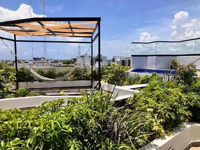 Apartmán Central Playa Del Carmen Master Suite With Rooftop Pool And Gym Wifi Free Parking Near Beach Mexiko